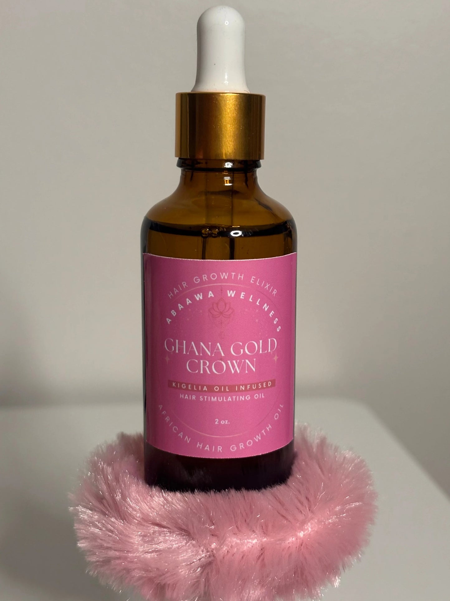 Ghana Gold Crown Hair Growth Oil 30-Day Growth Ritual – Infused with Kigelia Oil from Ghana
